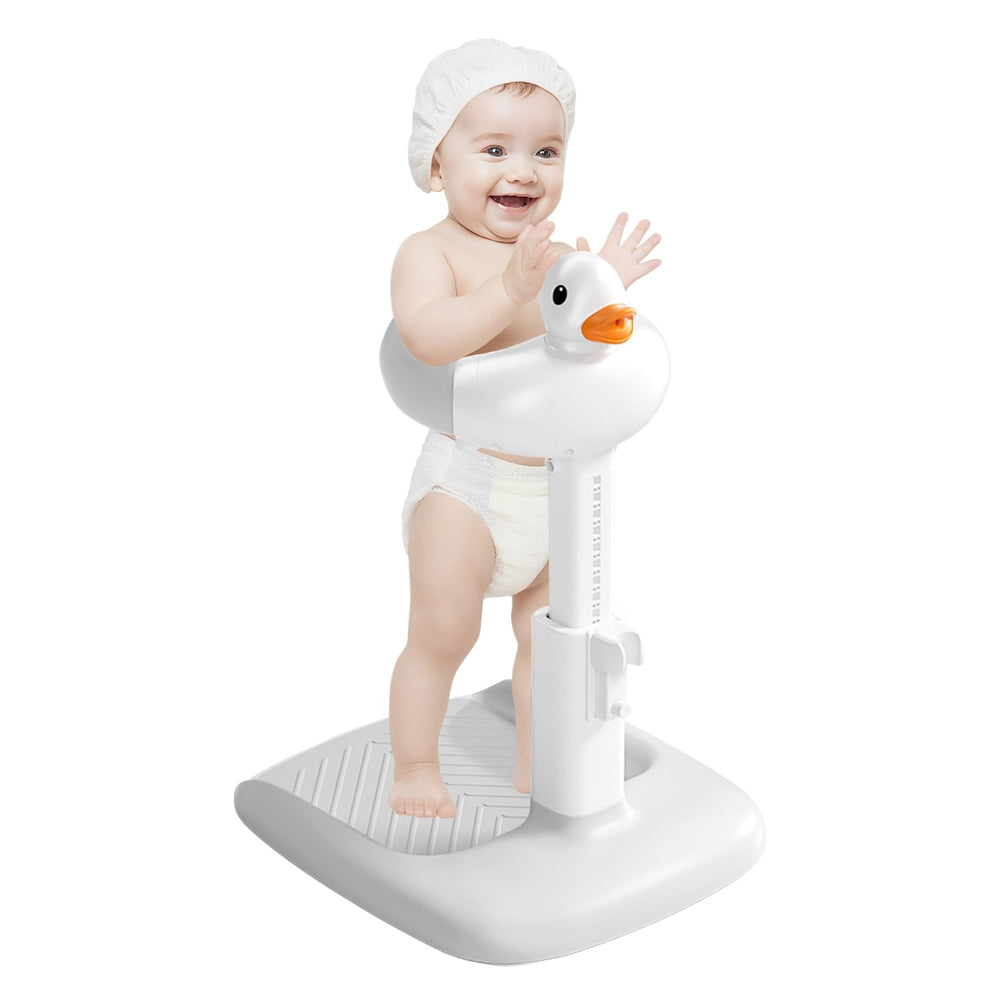 Gakfawd baby shower stand with anti-slip base stays steady during bath time