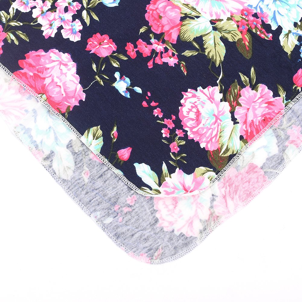 Galabloomer closeup of navy rose print suitable for photos.
