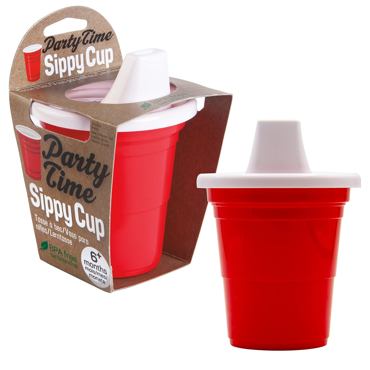 GAMAGO Party Time Baby Sippy Cup compact size for tiny hands and travel