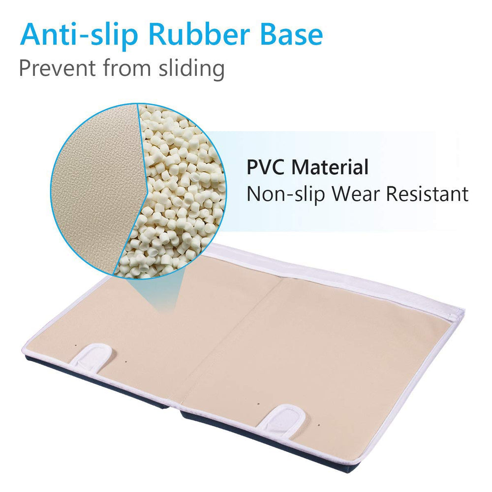 GameXcel neoprene bath mat machine washable image underscores quick cleaning after bath sessions.