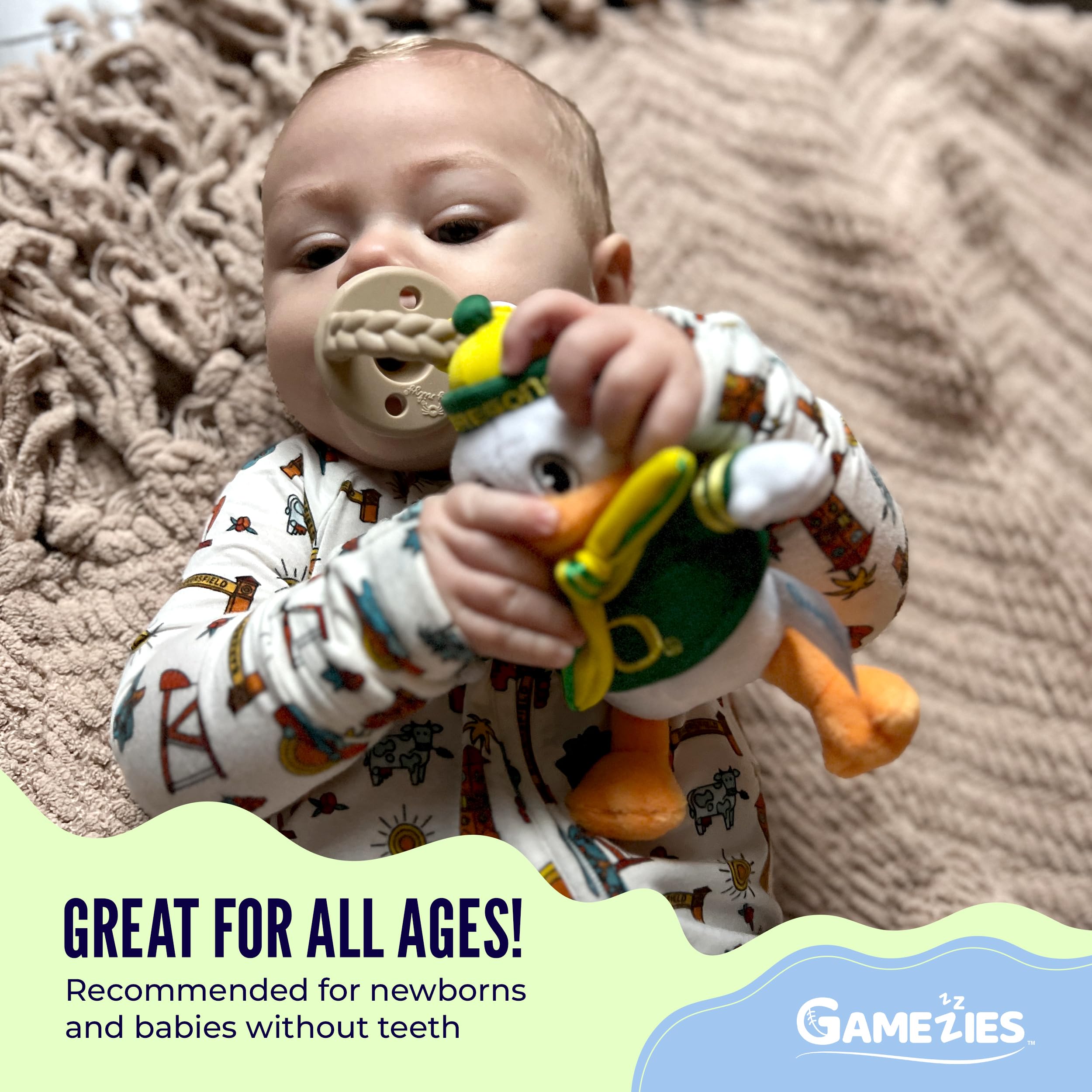 Gamezies removable plush toy highlights easy washing and quick cleanup