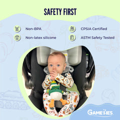 Gamezies washable plush closeup shows durability during daily use