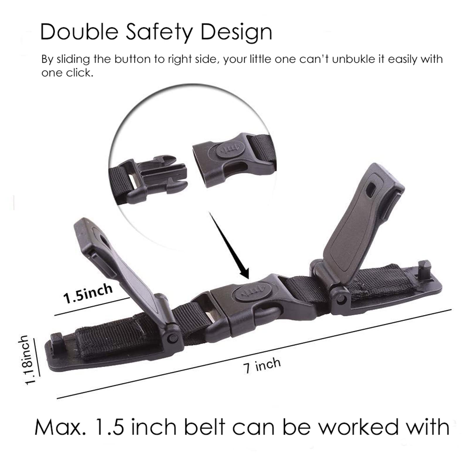 G Ganen easy-release button demonstrates one-handed quick release.