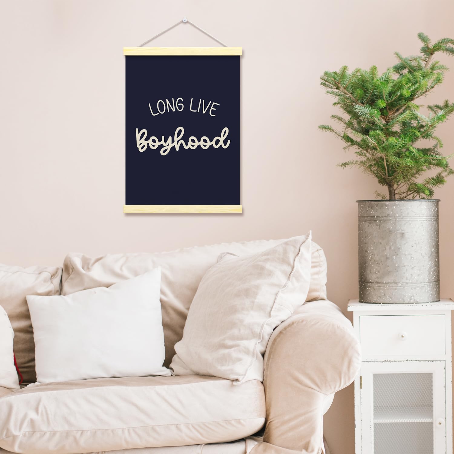 GaNiao boys-room decor hanging poster flag brightens playroom.