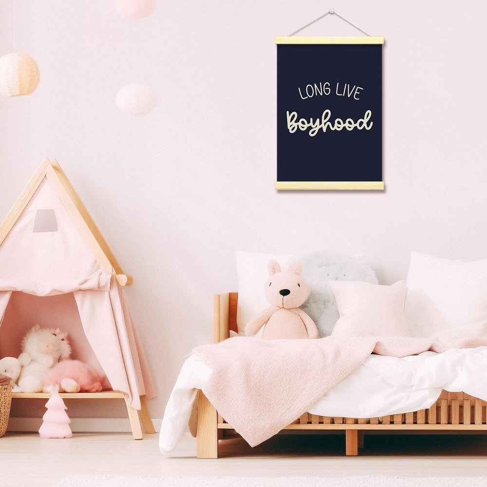 GaNiao classroom wall art blue poster hanger elevates space.
