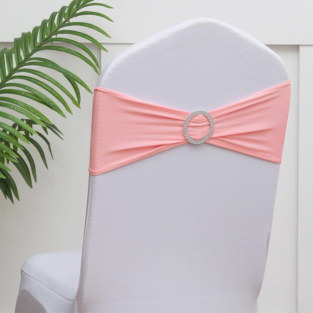 Gankar dusty pink chair bands ideal for weddings and parties