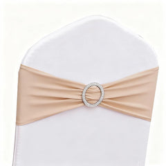 Gankar nude chair sashes pack for versatile wedding and party decor