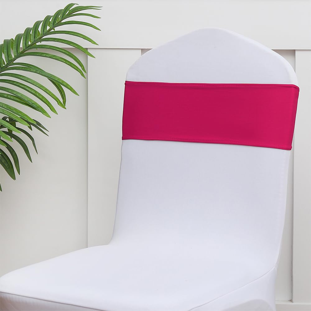 Gankar party decor chair sash bow adds coordinated color accents to chairs.