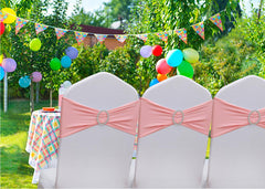 Gankar spandex chair sashes with finished edges for polished banquet chair fit