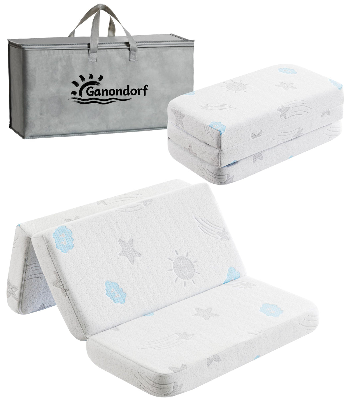 Ganondorf Pack N Play Mattress dual firmness supports infants and toddlers for growing comfort.
