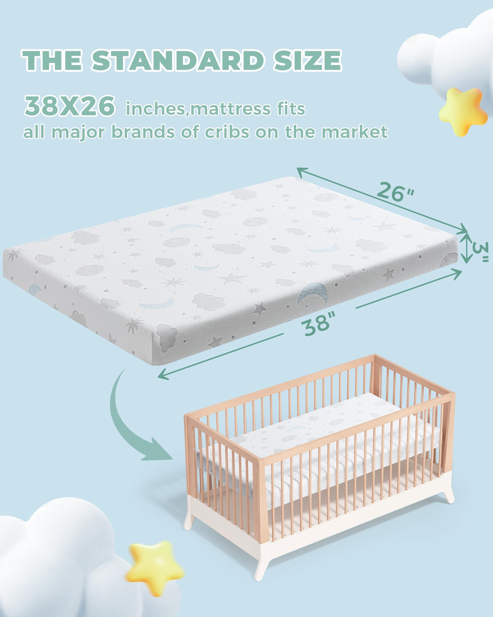 Ganondorf mattress removable cover shown for quick laundry cycles.