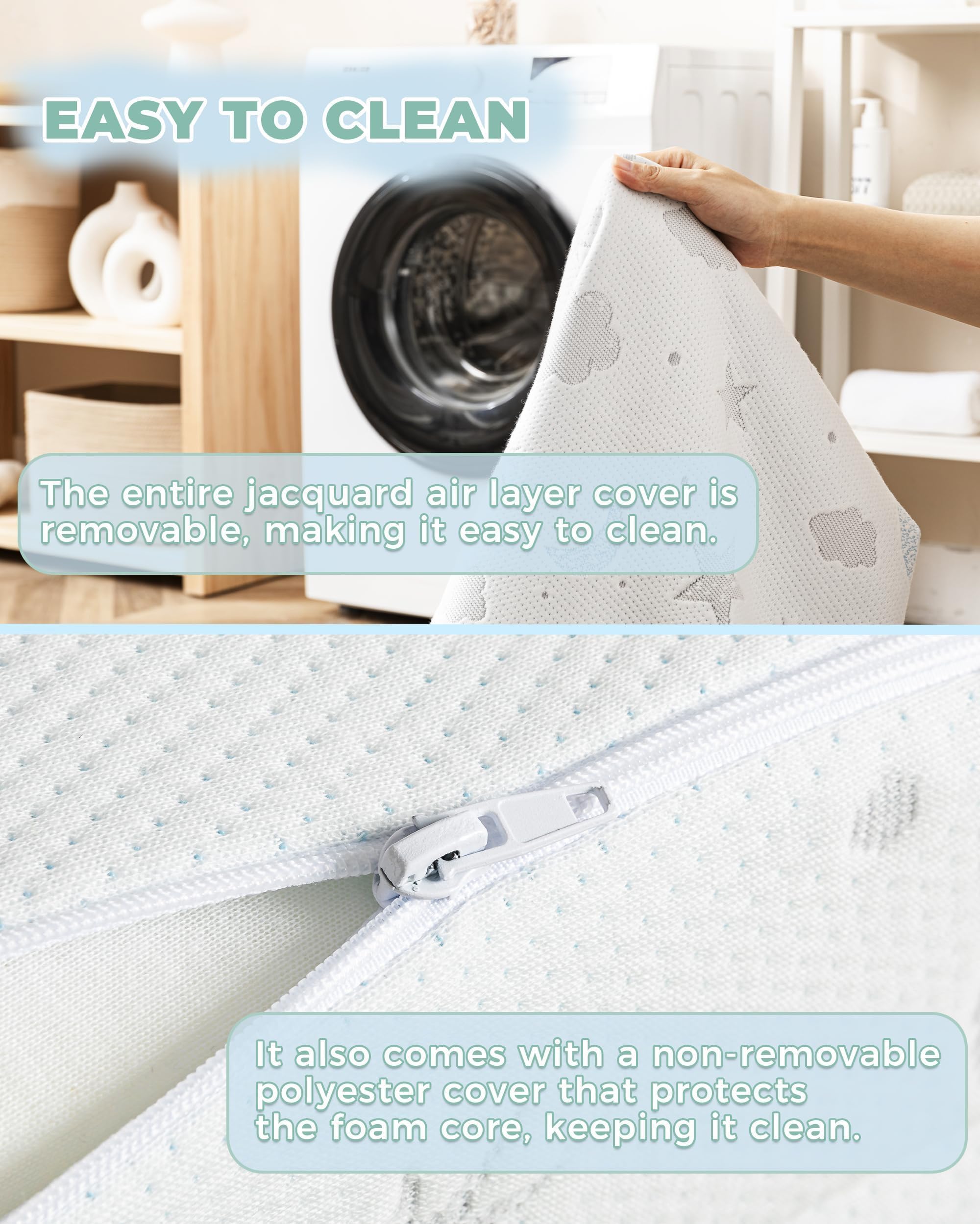Ganondorf Trifold Mattress includes carry bag for easy transport and storage.