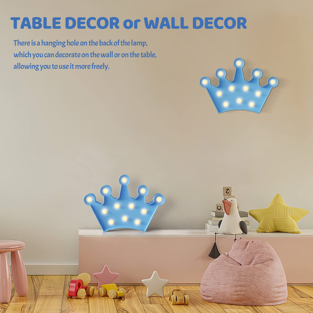 Ganrami Blue Crown party deco creates magical ambience for princess celebrations
