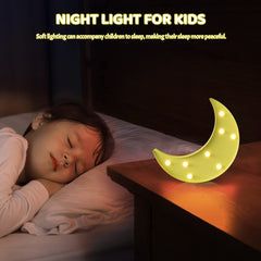 Ganrami Yellow Moon Night Light doubles as party decor with whimsy.