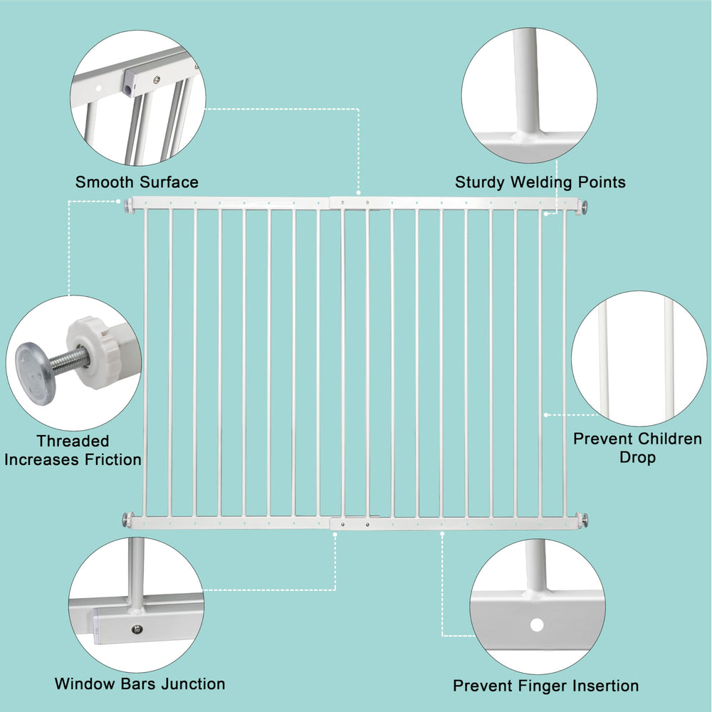 Gardenova window guard with solid construction for reliable safety