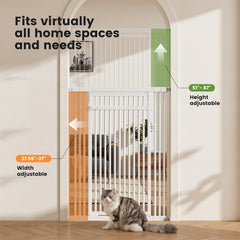 Gardner Pet gate with extensions demonstrates wide-width customization