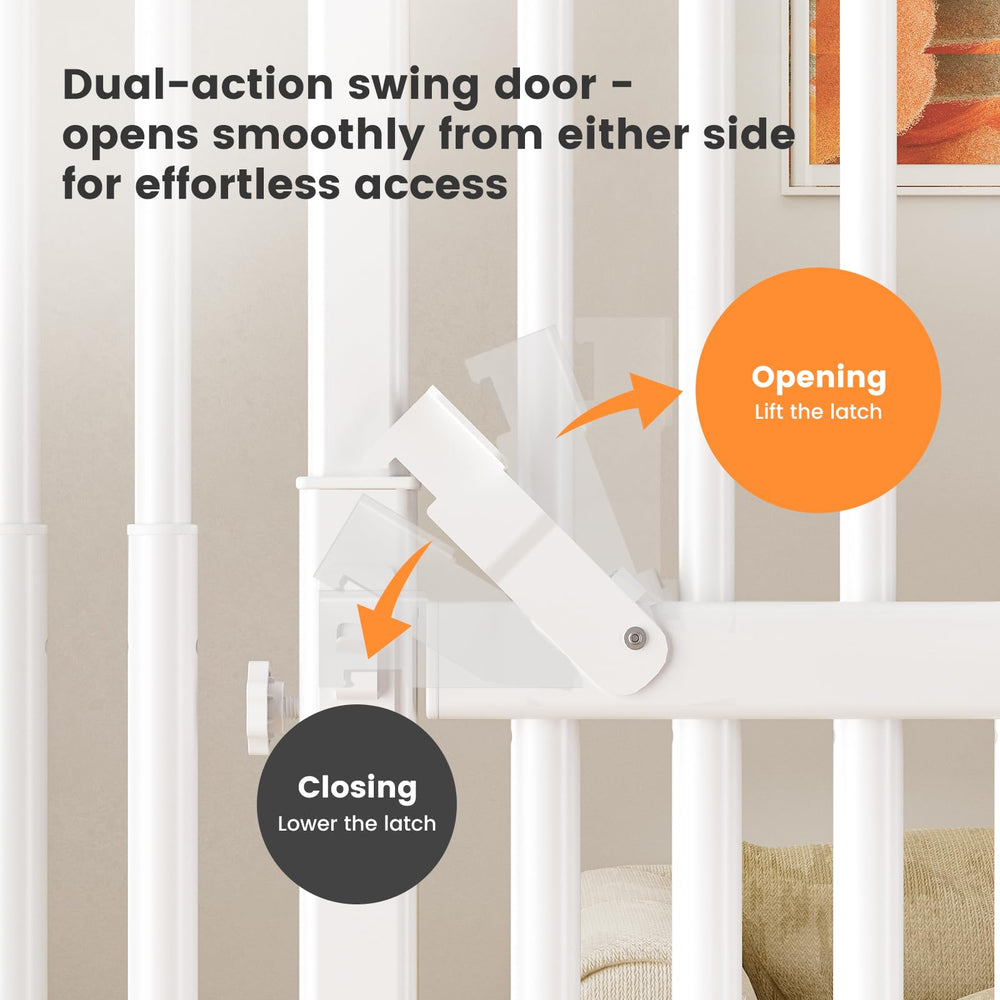 Gardner Pet gate built with heavy-duty steel for daily durability