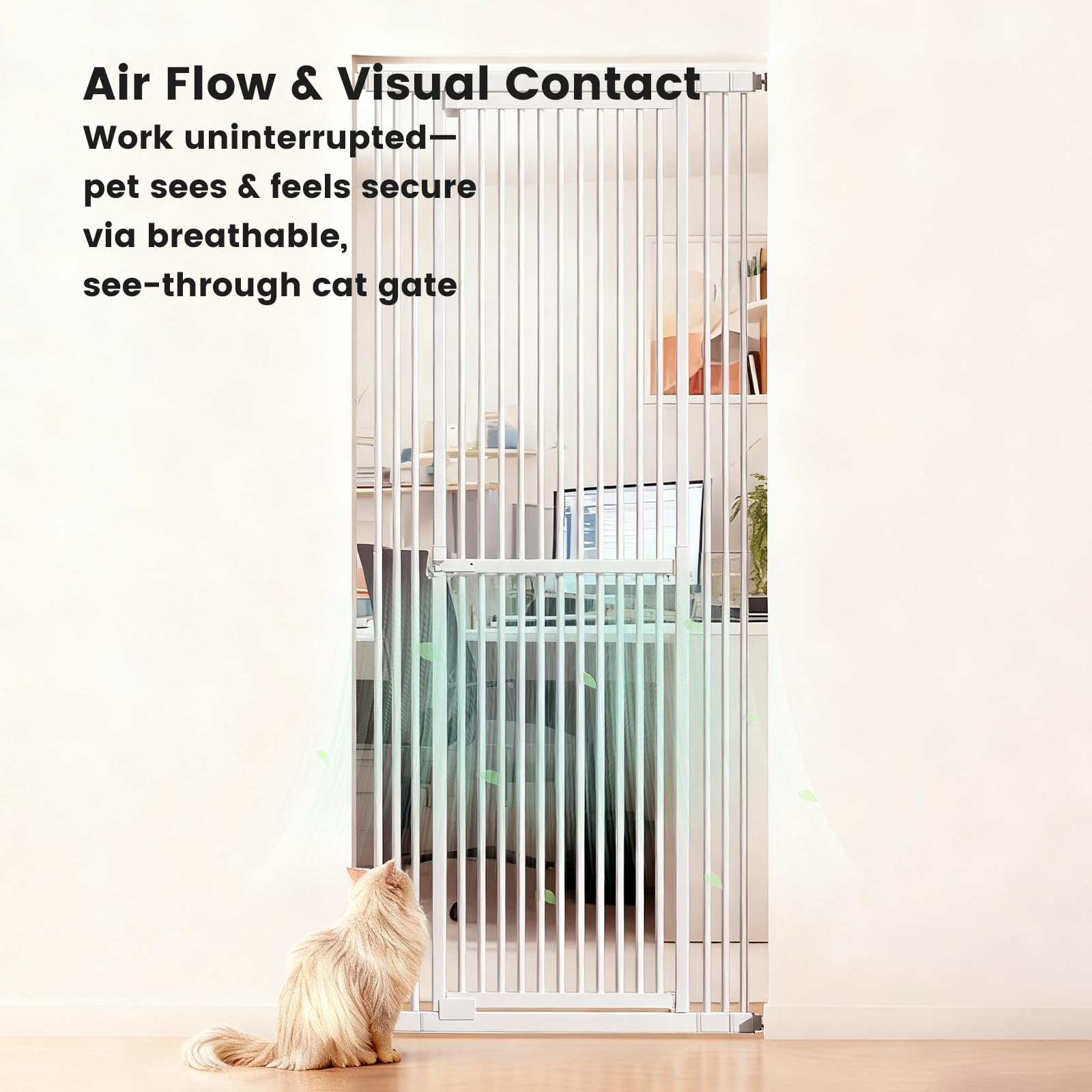 Gardner Pet gate in kitchen and stair settings for safety