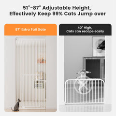 Gardner Pet gate installed tool-free for quick, damage-free setup