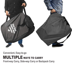 Garfine bag highlights heavy-duty stitching for long-lasting travel use.