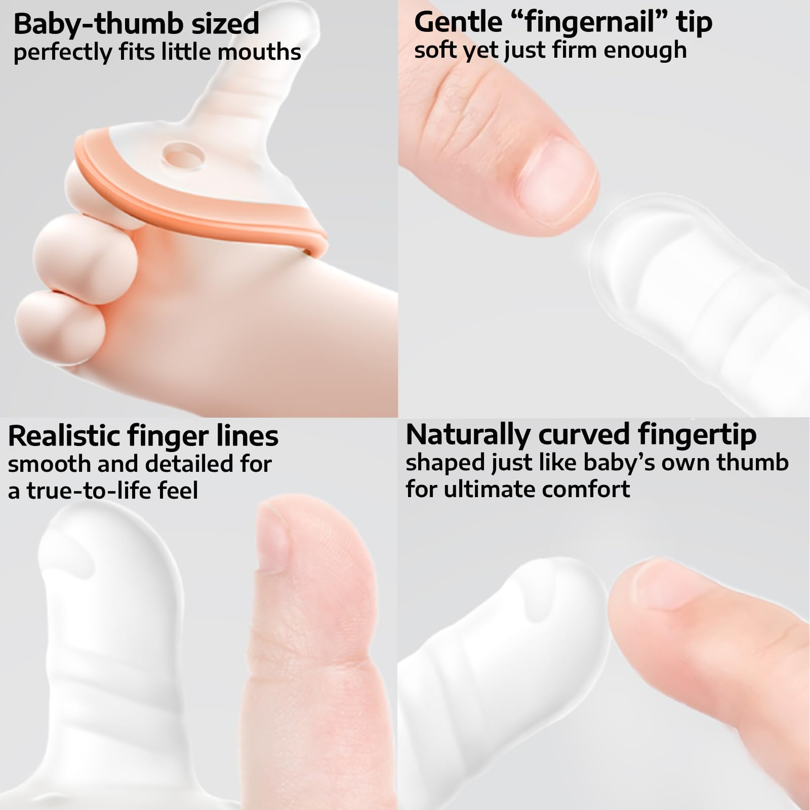 Garkoko durable teething pacifiers withstand curious babies during playtime