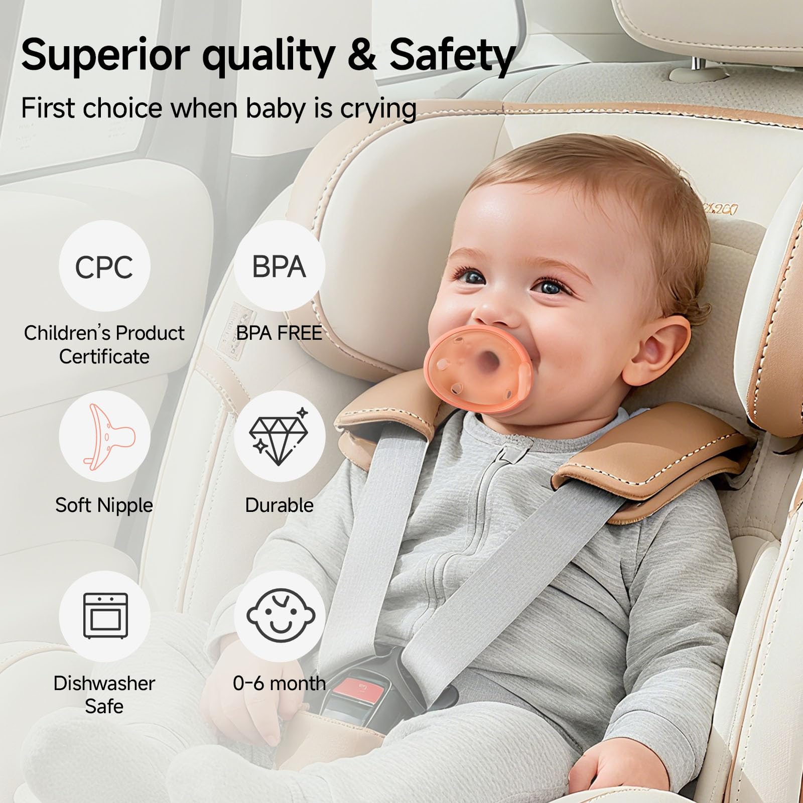 Garkoko pacifier clip and case keeps the item clean and within reach on the go.