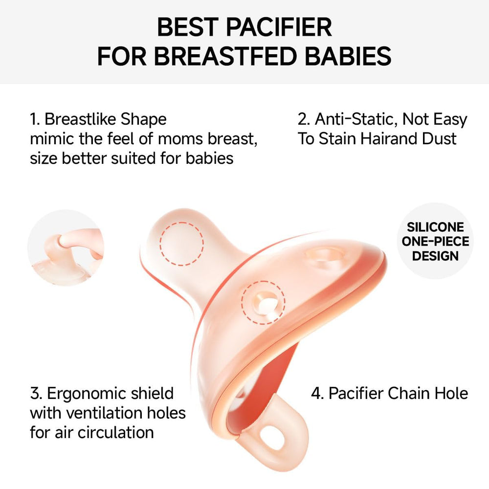 Garkoko food-grade silicone pacifier remains safe and durable for daily use.