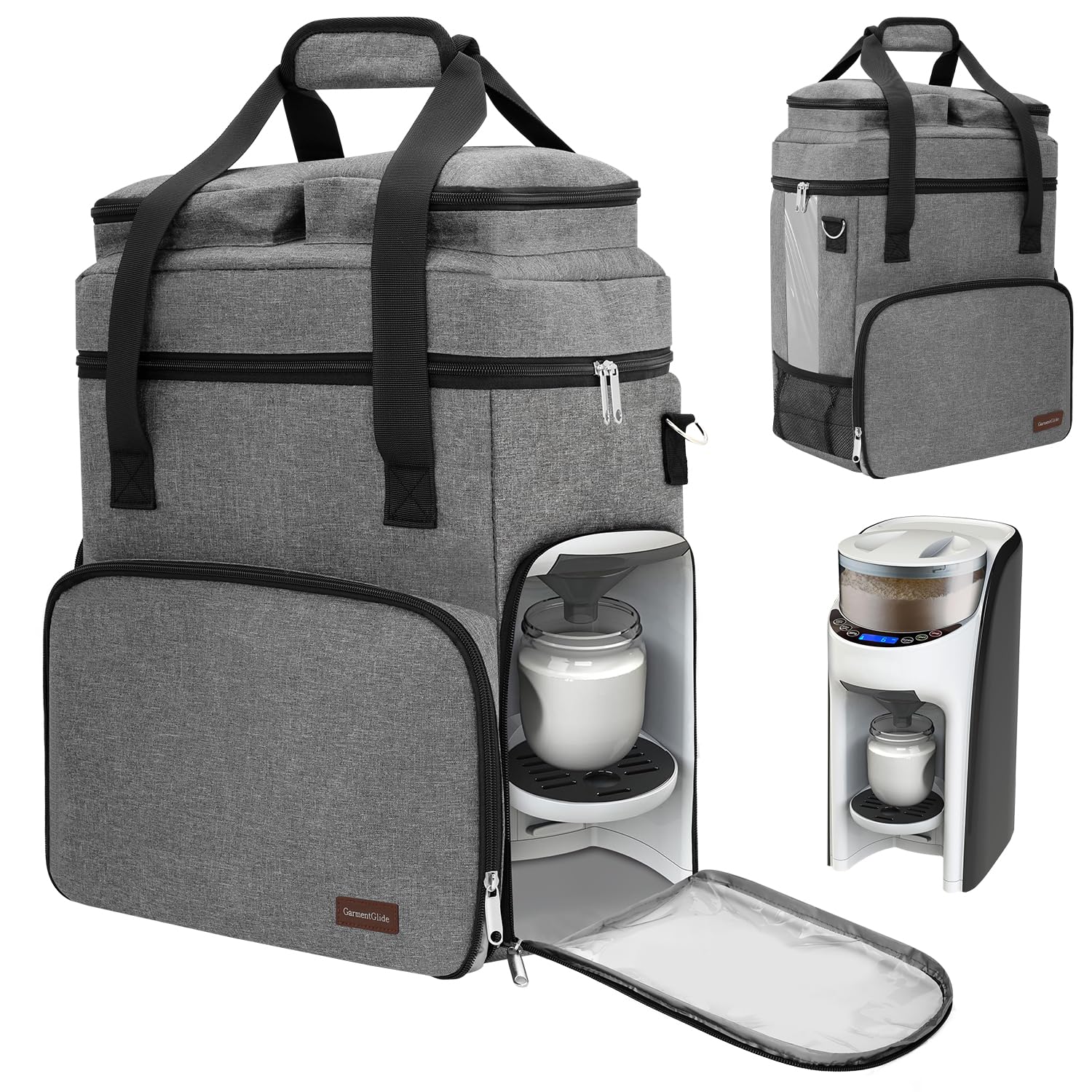 GarmentGlide carrying case fits Baby Brezza for organized travel.