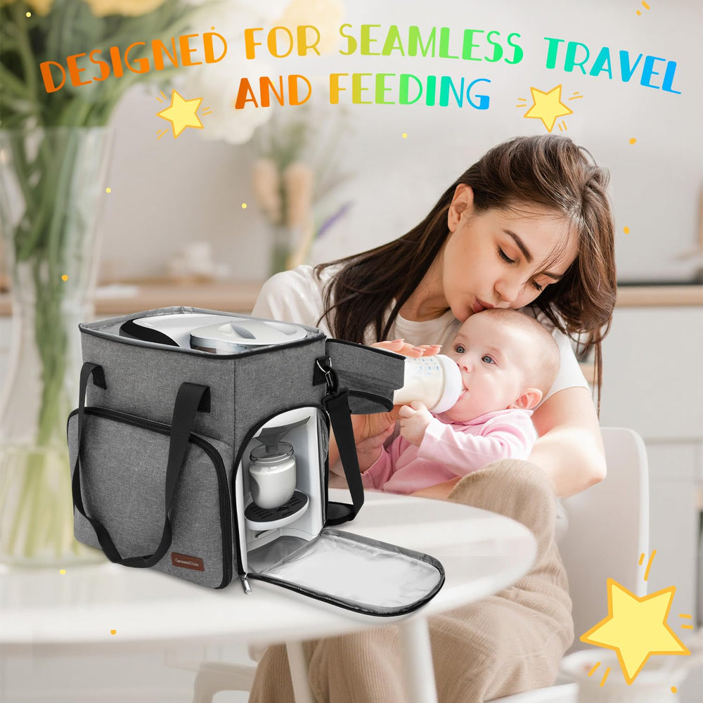 GarmentGlide removable shoulder strap offers versatile carrying options.