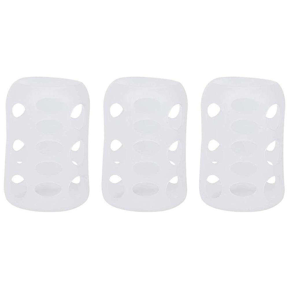 Garosa silicone sleeve on glass bottle—soft protective cushioning for everyday use