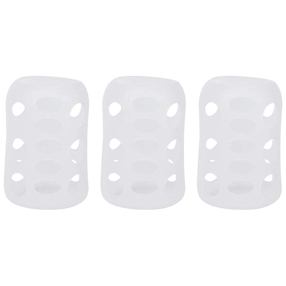 Garosa silicone sleeve on glass bottle—soft protective cushioning for everyday use