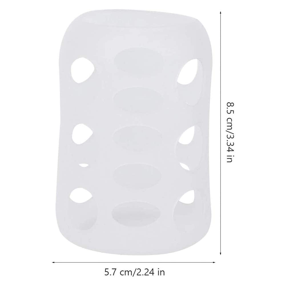Garosa silicone sleeve fits wide-caliber 4oz/120ml bottles securely for easy feeding