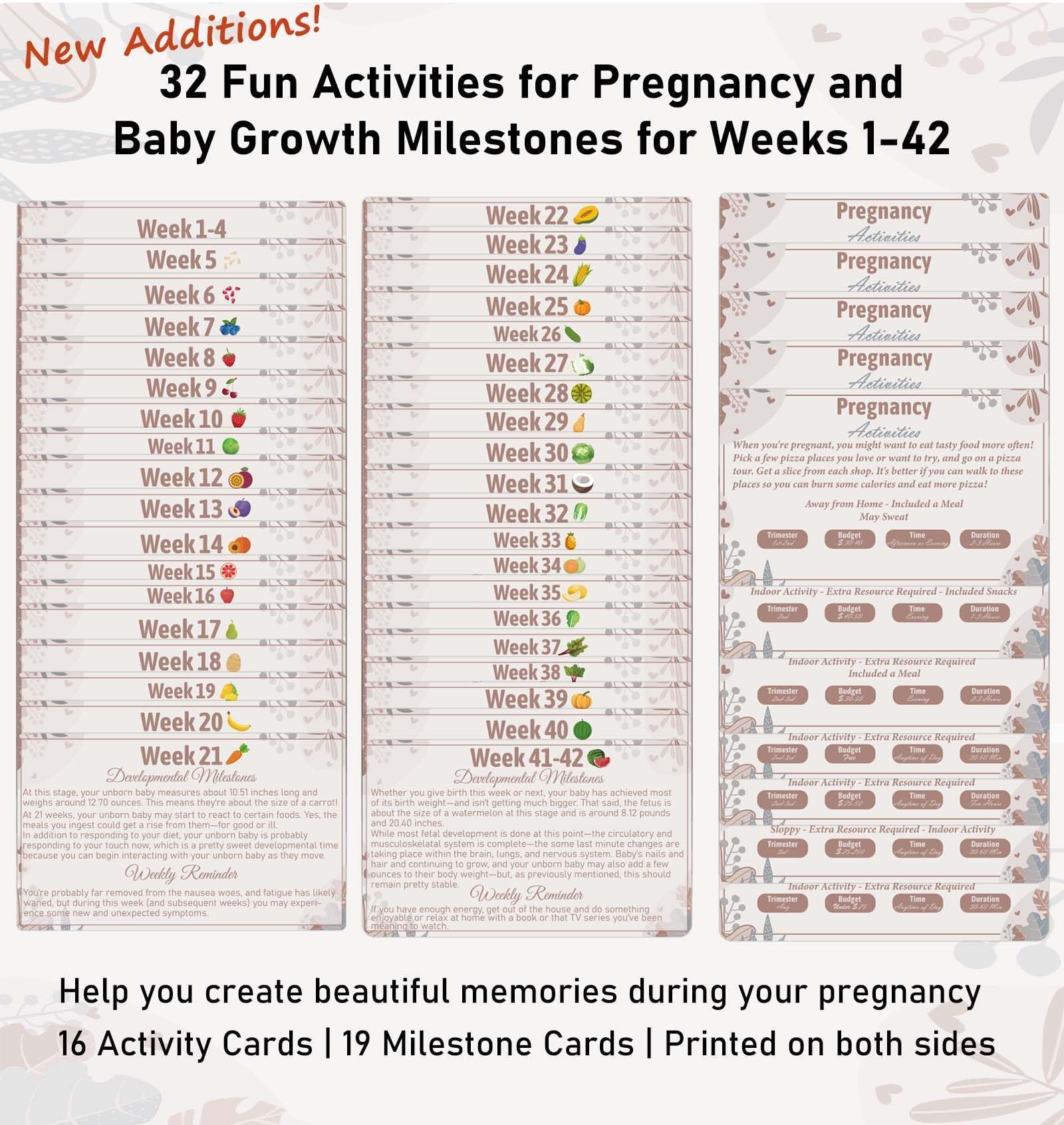 Garybank Pregnancy activities cards offer budget-friendly joy and indoor/outdoor ideas