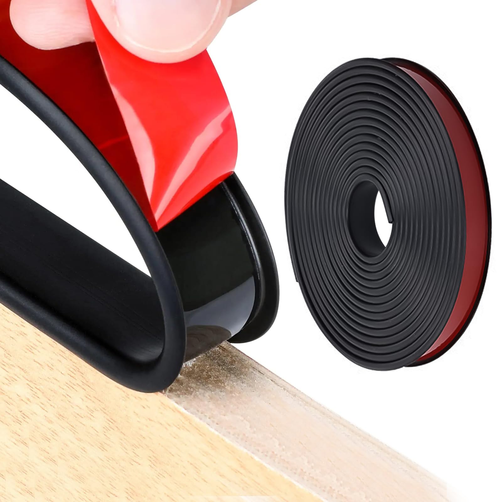 Gatyagff U-Shape Edge Banding protects furniture edges with a sleek black finish.