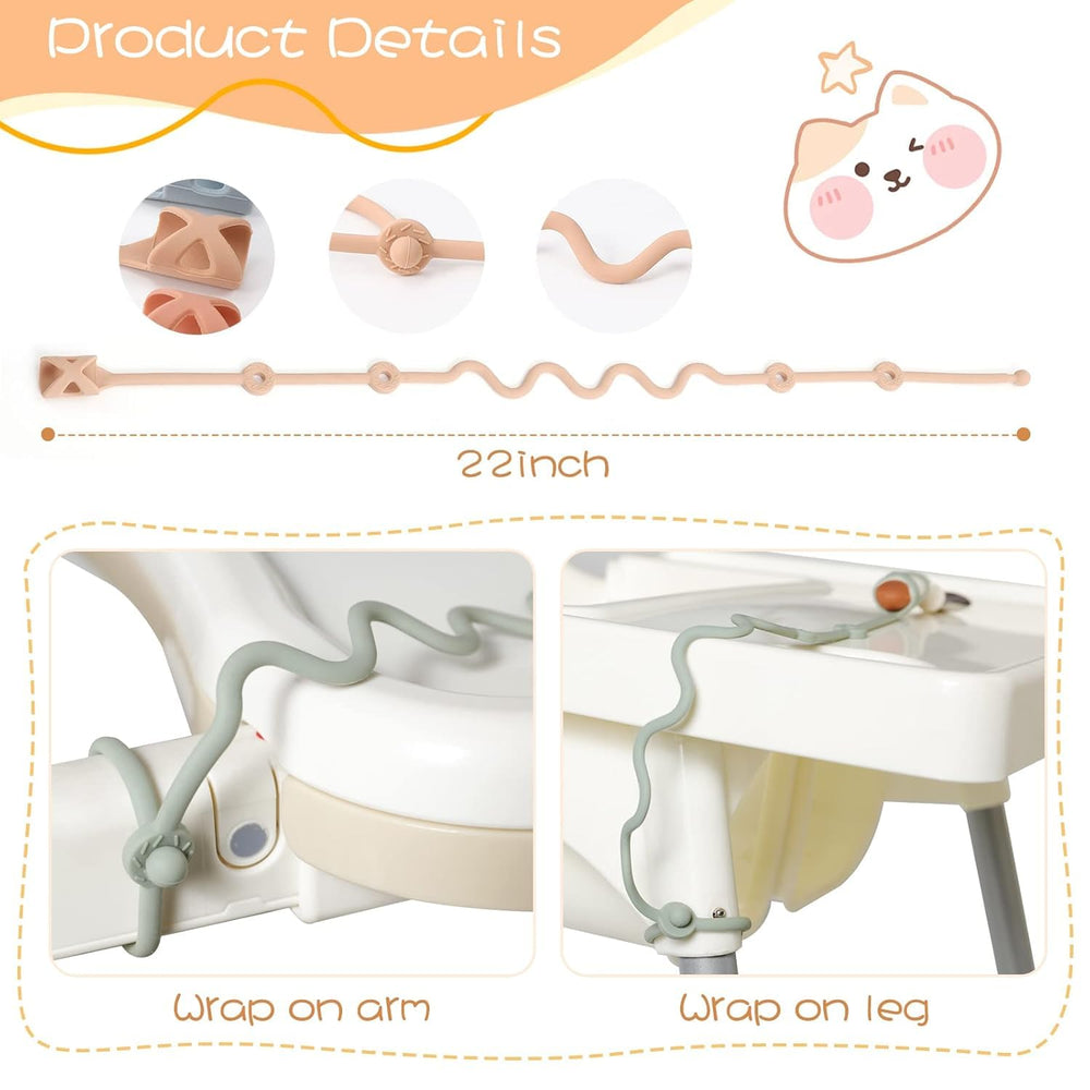 GAWAVAWA food-grade silicone utensils safe for baby's meals.