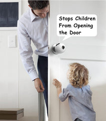 GCRQ Door Knob Covers with clear design for discreet decor compatibility.
