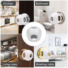 GCRQ Baby Safety Door Knob Covers enable one-handed operation for parents.