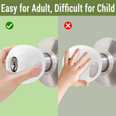 GCRQ door knob cover shows easy grip for quick, confident door use.