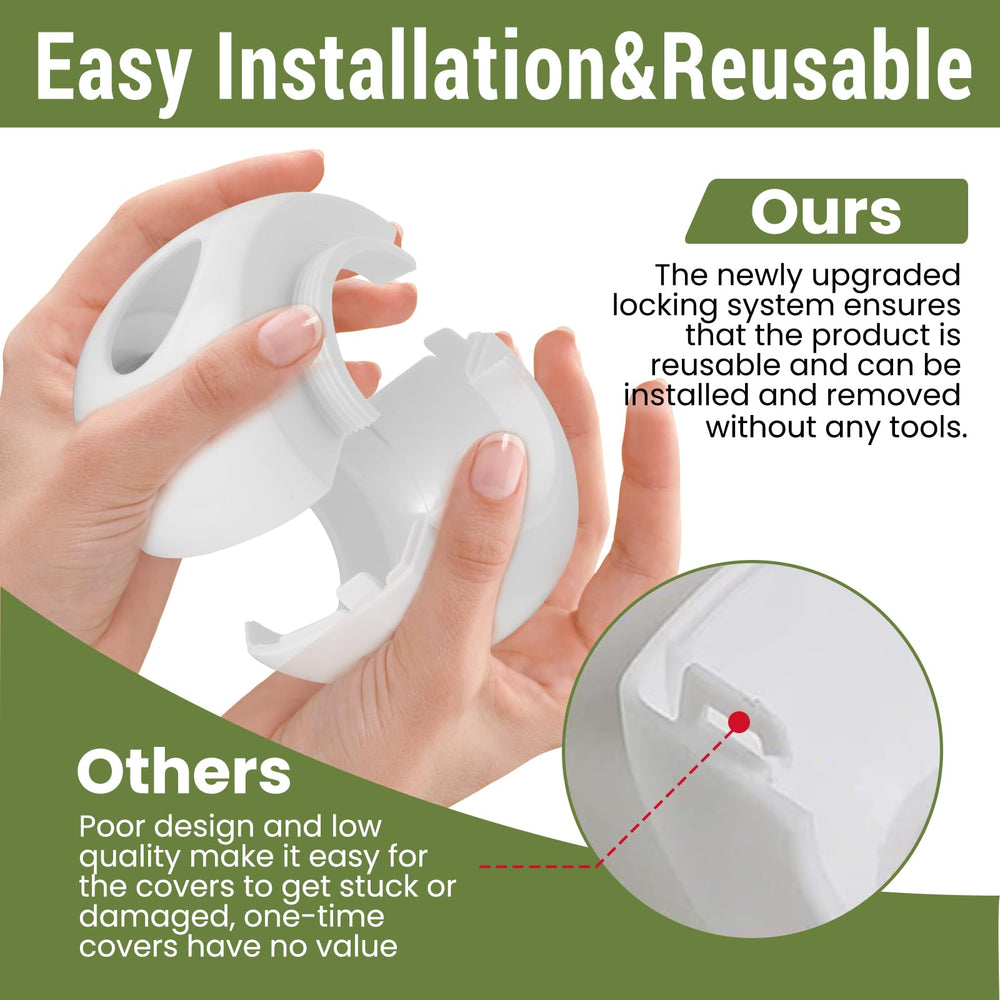 GCRQ tool-free installation snaps enable simple setup for families.