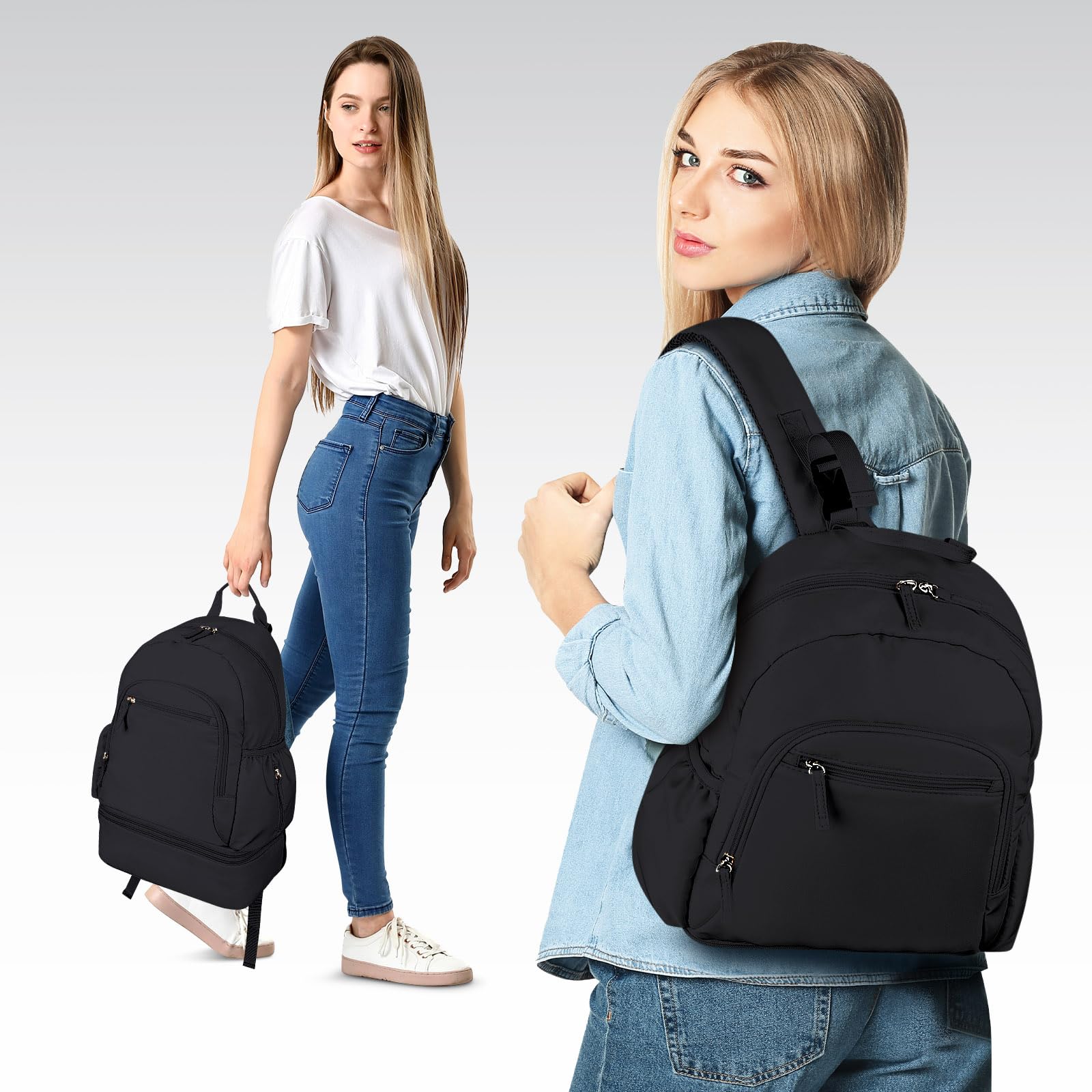 GDNasist bag uses water-resistant nylon for durability and easy cleaning.