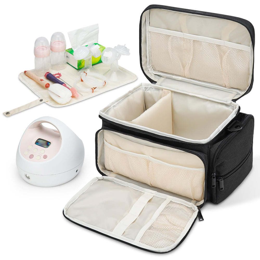 GDNasist bag interior shows waterproof mat to protect surfaces during travel.