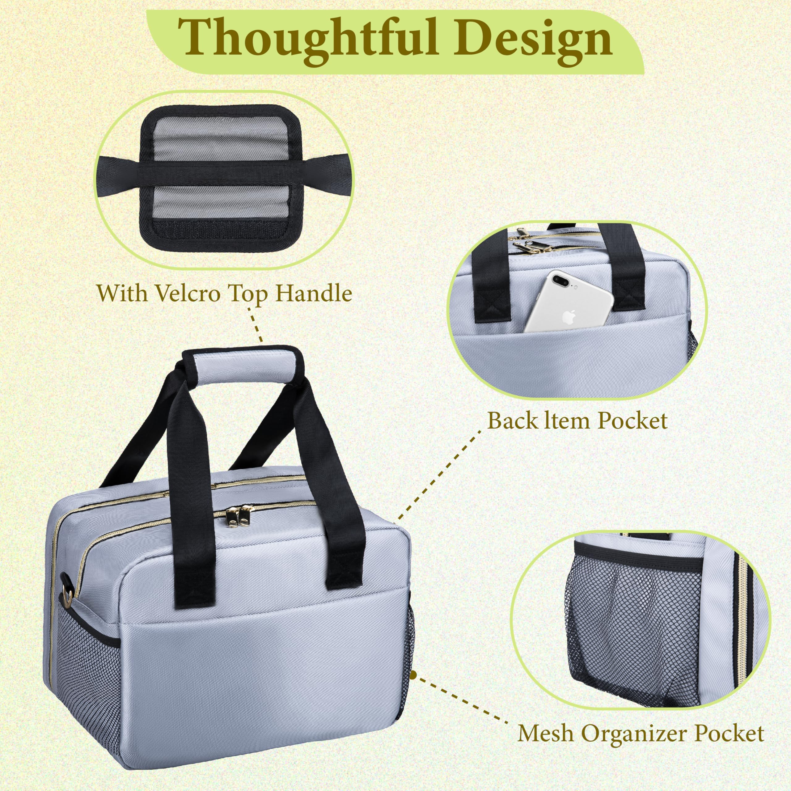 GDNasist water-resistant exterior resists scratches for daily use.