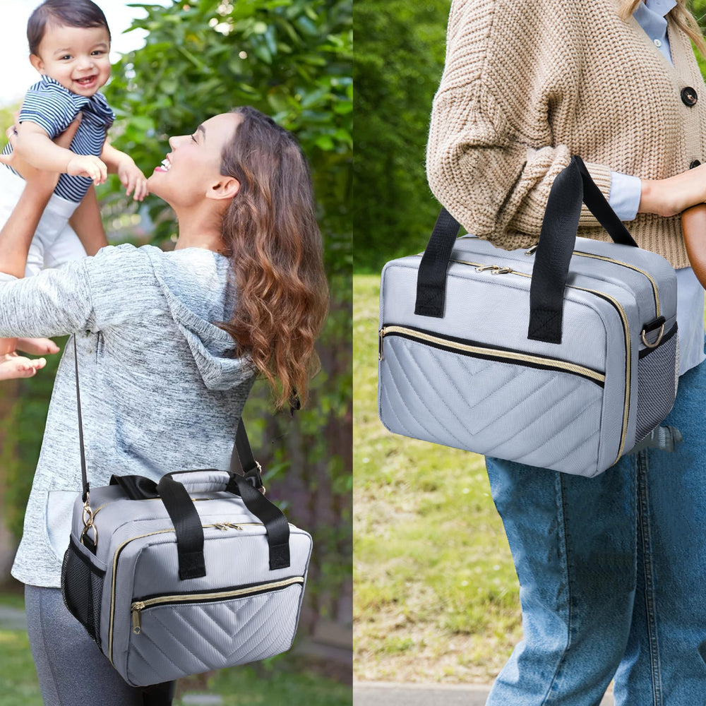 GDNasist portable storage solution for lunches and breastmilk on busy days.