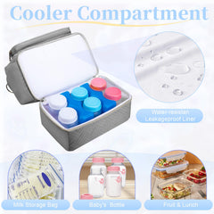GDNasist wearable bag with removable crossbody strap for hands-free carrying.