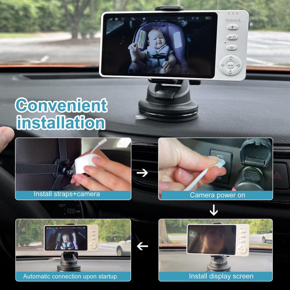 GdoyrL home-use compatibility enables monitoring in nursery or living spaces.