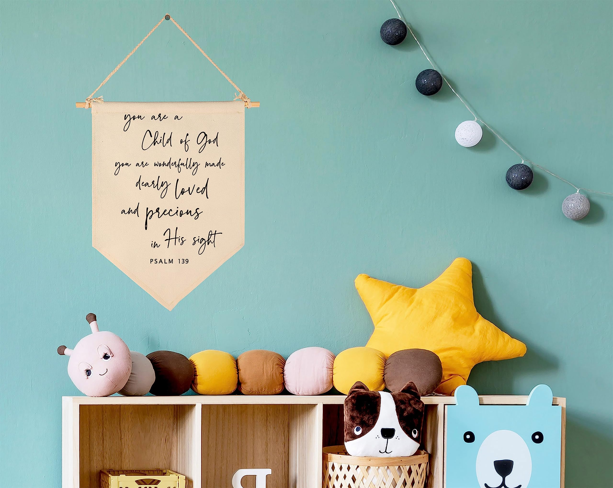 GEANHIL baby shower gift banner wall sign suitable for newborns and kids.