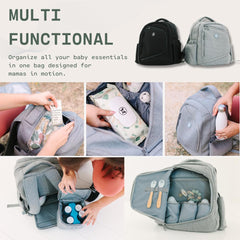 Gearbaby neoprene back panel offers padded comfort during daily routines.