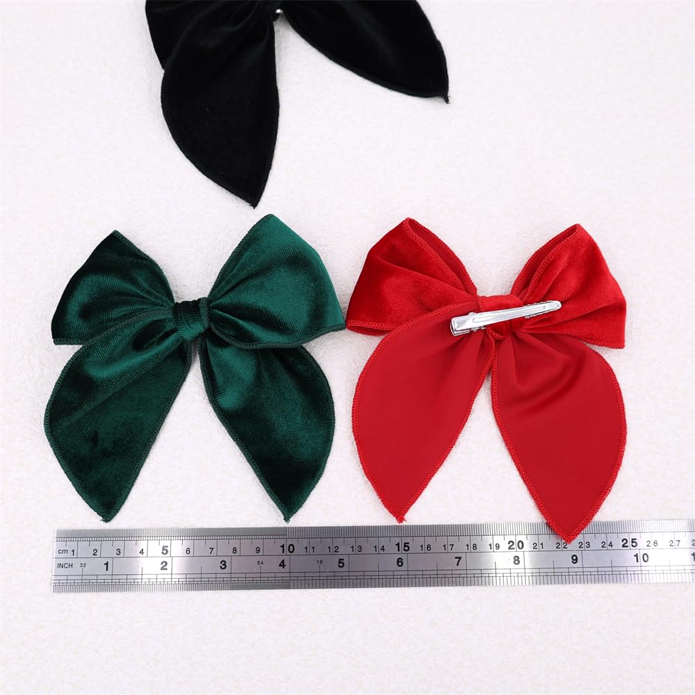Gebelle back-to-school velvet bow styling with easy coordination