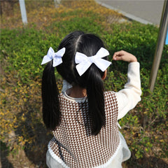Gebelle classic bows, two-pack, lightweight for daily ponytails and braids.
