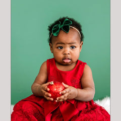 Gebelle delicate velvet bow headband adds cute touches to birthday or photo sessions.
